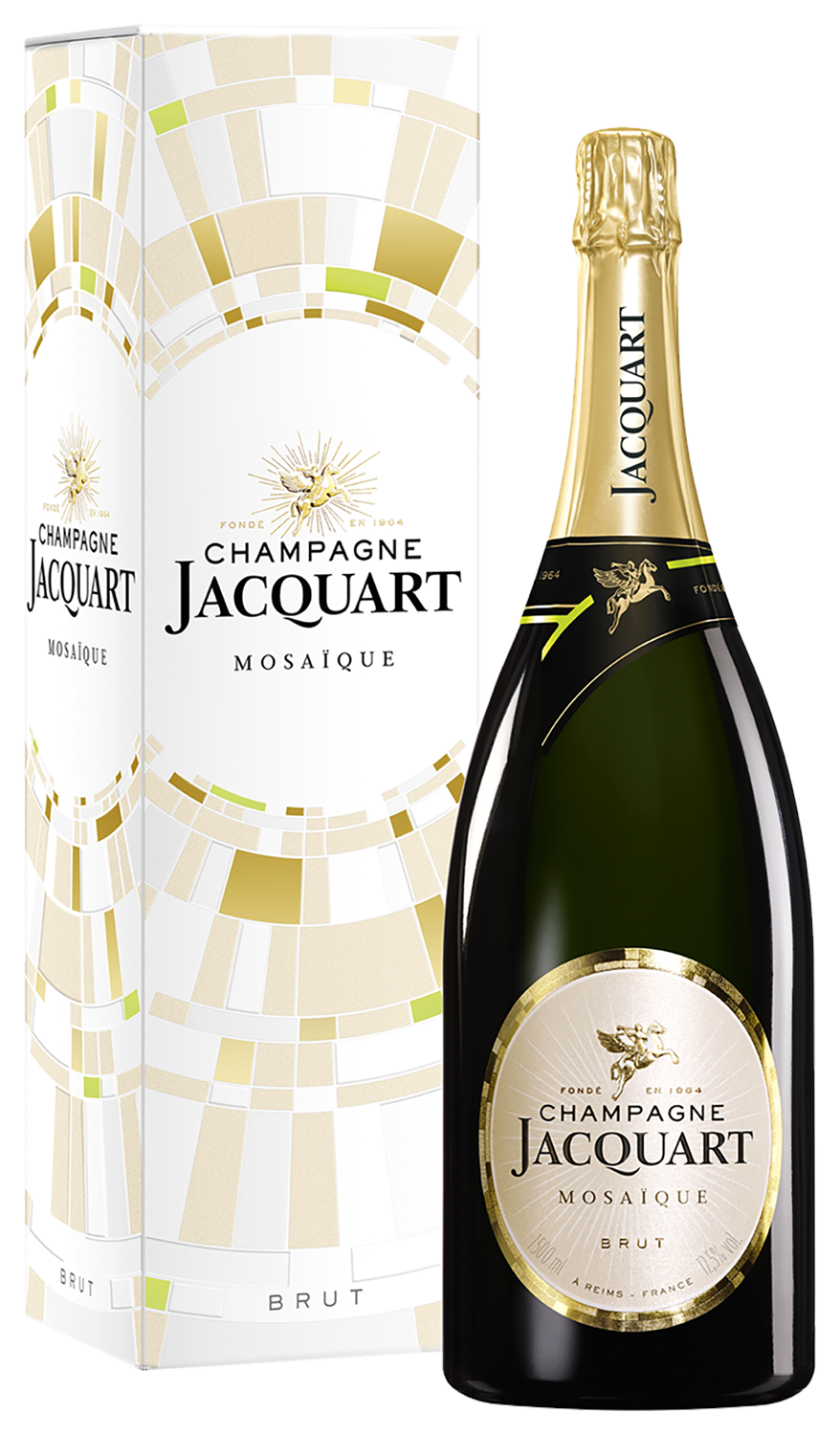 Жакарт Мозаик Брют Шампань AOC в подарочной упаковке 0.75 л