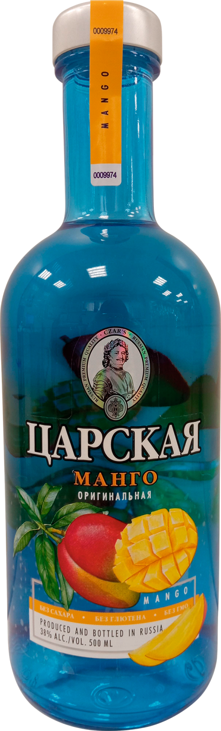 Водка Tsarskaya Original Mango Ladoga Царская Оригинальная Манго Ладога 0.5 л