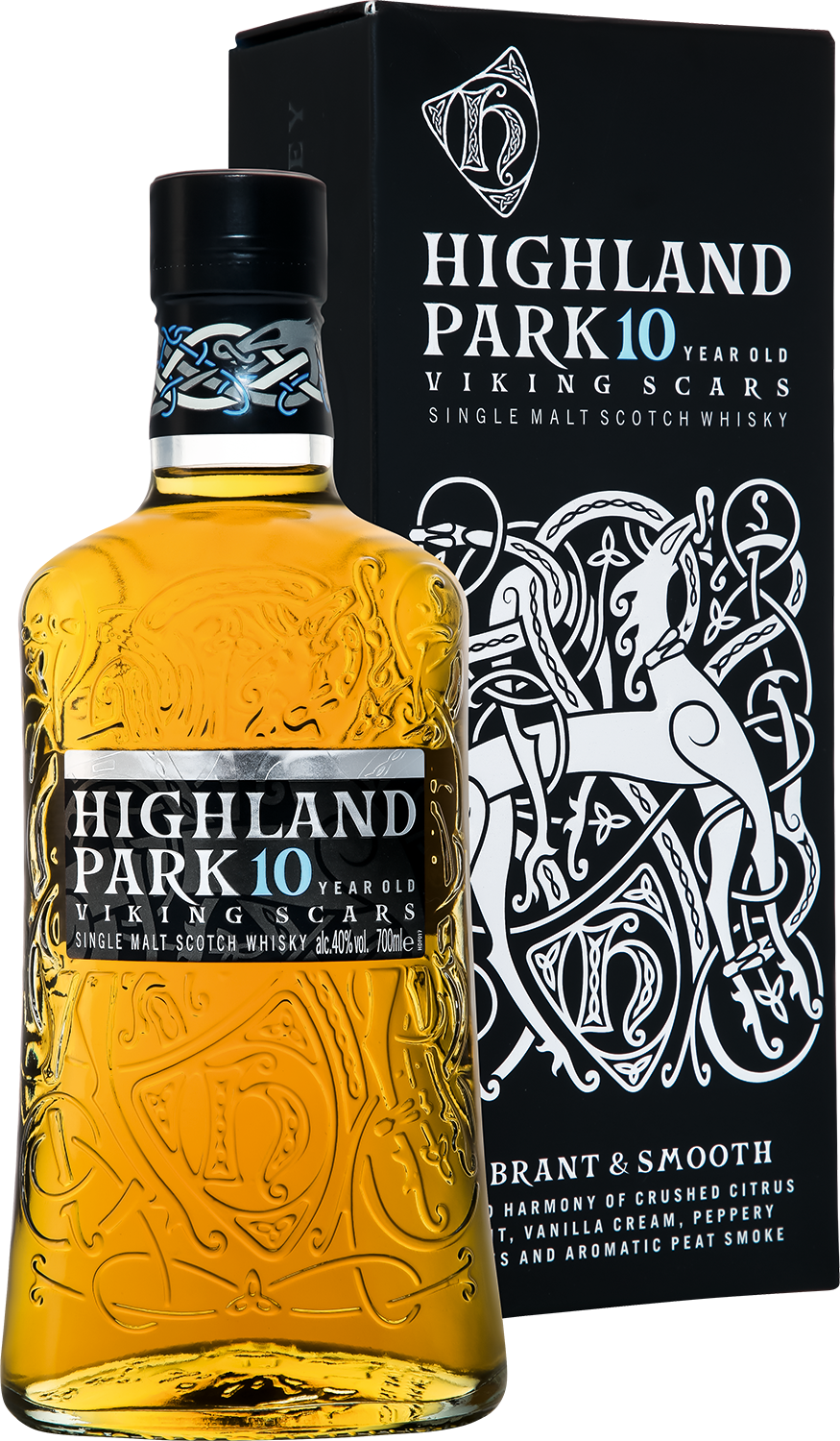 Хайленд Парк Викинг Скарс Сингл Молт Виски 10 Лет в подарочной упаковке 0.7 л