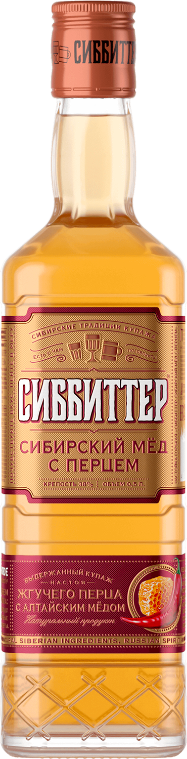Сиббиттер Сибирский Мед с Перцем 0.5&nbsp;л