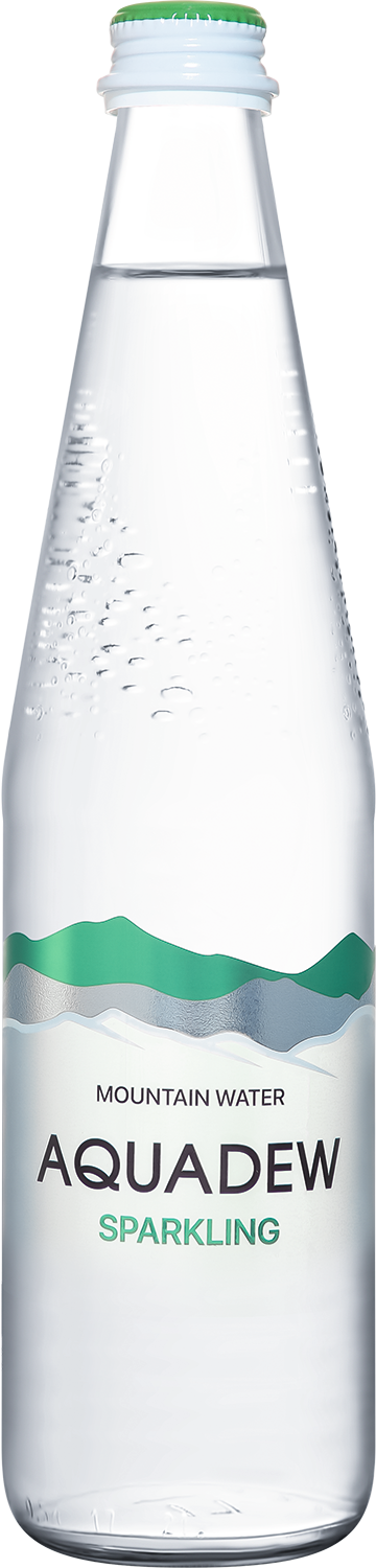 Вода газированная Аква Дью 0.5 л