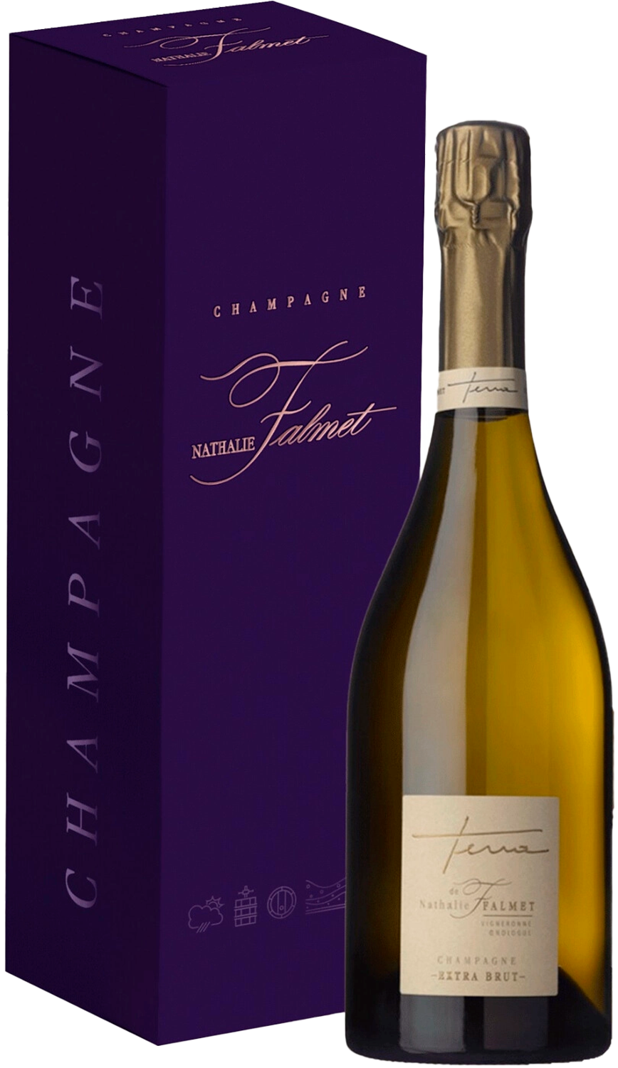 Игристое вино и шампанское Nathalie Falmet Cuvee Terra Champagne AOC (gift box) Nathalie Falmet Cuvee Terra Champagne AOC (gift box)