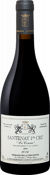 La Comme Santenay 1er Cru AOС Domaine De La Choupette, 0.75 л в Воронеже
