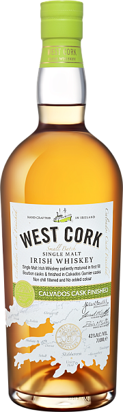 West Cork Small Batch Calvados Cask Finished Single Malt Irish Whiskey, 0.7 л в Воронеже