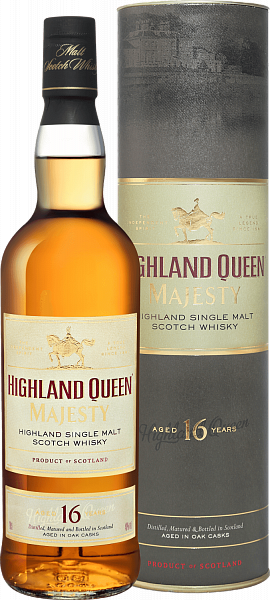 Highland Queen Majesty Single Malt Scotch Whisky 16 y.o. (gift box), 0.7 л в Воронеже