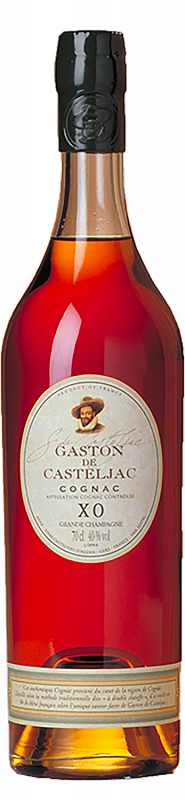 Гастон де Кастельжак XO Гранд Шампань в подарочной упаковке 0.7 л