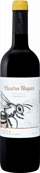 Tempranillo Organic Rueda DO Cuatro Rayas, 0.75 л