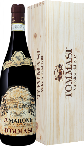 Вино Amarone della Valpolicella DOCG Classico Tommasi (gift box), 0.75 л