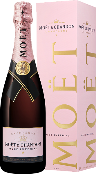 Moet & Chandon Imperial Brut Rose Champagne AOC (gift box), 0.75 л в Воронеже