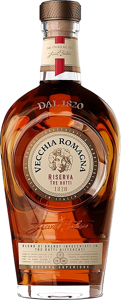 Vecchia Romagna Riserva Tre Botti (Подарочная упаковка), 0.7 л в Воронеже
