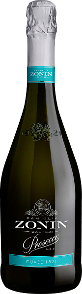 Zonin Cuvee 1821 Prosecco DOC Brut, 0.75 л в Воронеже