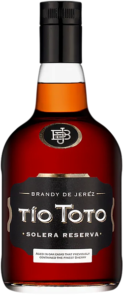 Тio Toto Brandy De Jerez Solera Reserva Jose Estevez, 0.75 л в Воронеже
