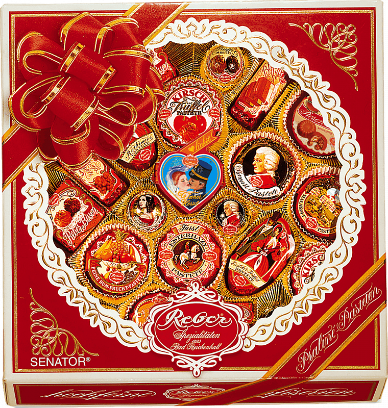 Моцарт подарочный набор шоколадных конфет Ребер 830г