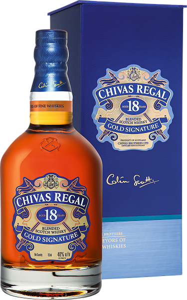 Chivas Regal 18 y.o. Blended Scotch Whisky (gift box), 0.75 л в Воронеже