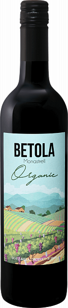 Betola Monastrell Organic Jumilla DOP Pio del Ramo, 0.75 л