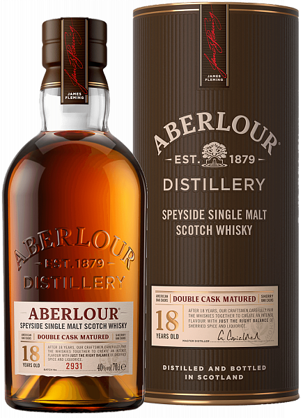 Виски Aberlour Single Malt Scotch Whisky 18 y.o. (gift box), 0.5 л