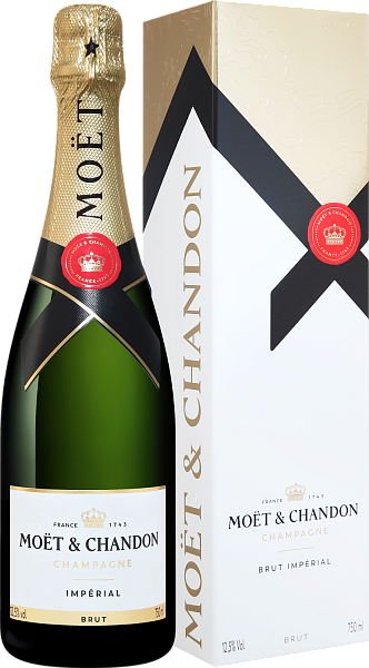 Moet & Chandon Imperial Brut Champagne AOC (gift box), 0.75 л в Воронеже