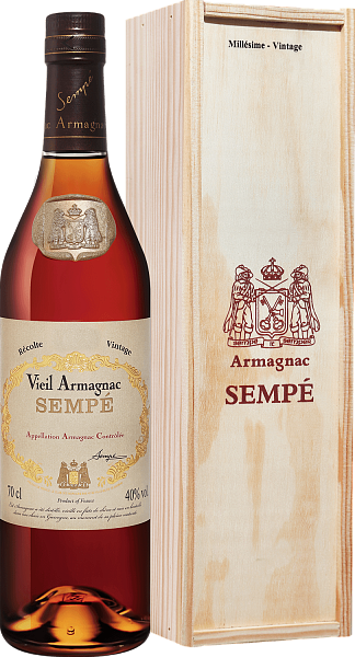Sempe Vieil Vintage 1977 Armagnac AOC (gift box), 0.7л