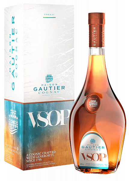 Коньяк Cognac VSOP Maison Gautier (gift box), 0.7 л