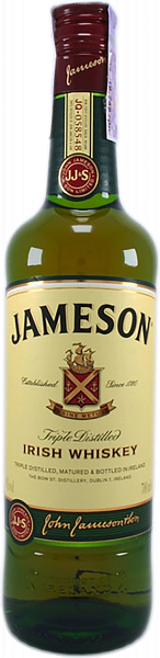 Jameson Triple Distilled Irish Whiskey, 0.7 л в Воронеже