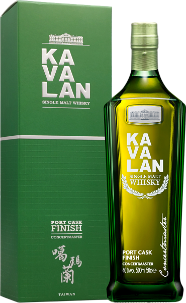 Kavalan Concertmaster Port Cask Finish Single Malt Whisky (Подарочная упаковка), 0.5 л в Воронеже