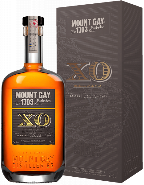 Rum Mount Gay XO (gift box), 0.7л