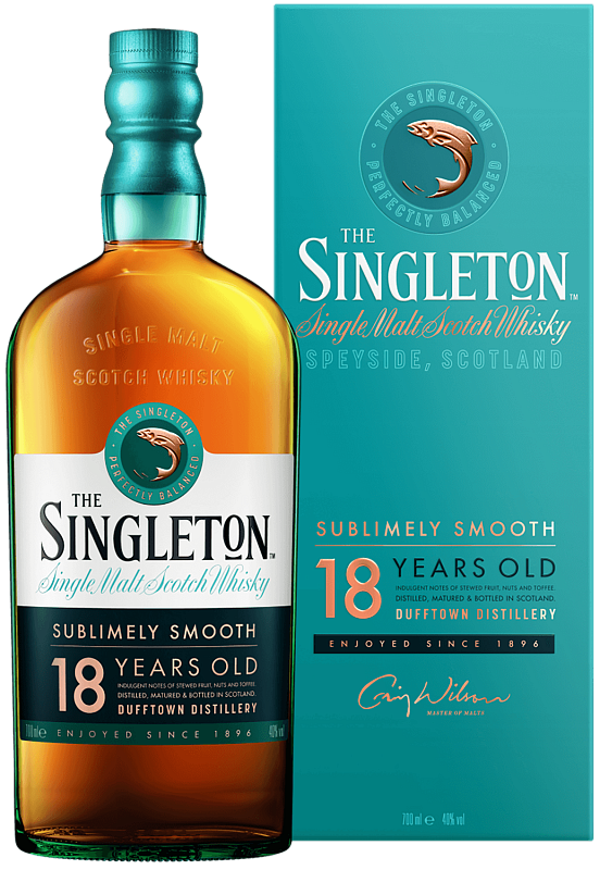 Даффтаун Синглтон 18 лет односолодовый шотландский виски в подарочной упаковке 0.7 л