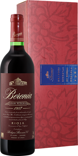 Gran Reserva Rioja DOCа Bodegas Beronia, 0.75 л в Воронеже
