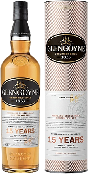Glengoyne Highland Single Malt Scotch Whisky 15 y.o. (gift box), 0.7 л в Воронеже