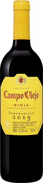 Tempranillo Rioja DOCa Campo Viejo, 0.75 л