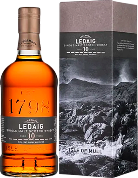 Ledaig Aged 10 Years Single Malt Scotch Whisky (gift box), 0.7 л в Воронеже