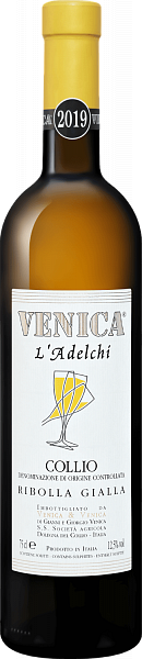 Вино L’Adelchi Ribolla Gialla Collio DOC Venica & Venica, 0.75 л