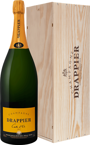 Drappier Carte d’Or Brut Champagne AOP in gift box, 3 л