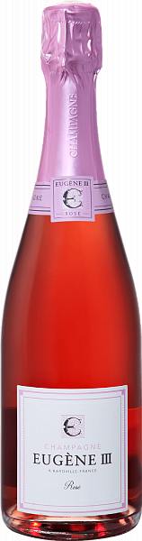 Eugene III Rosé Brut Champagne АOC Coopérative Vinicole de la Région de Baroville, 0.75 л