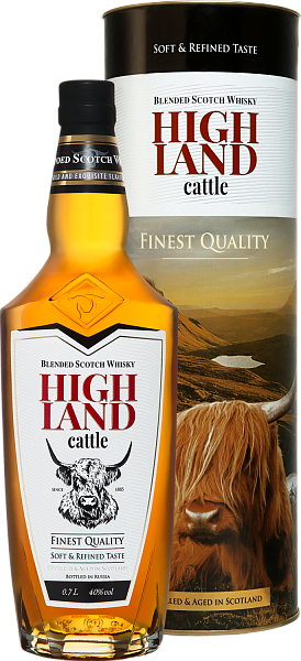 Highland Cattle Blended Scotch Whisky (gift box), 0.7 л в Воронеже