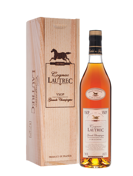 Lautrec Cognac VSOP Grande Champagne Premier Cru (gift box), 0.7 л в Воронеже