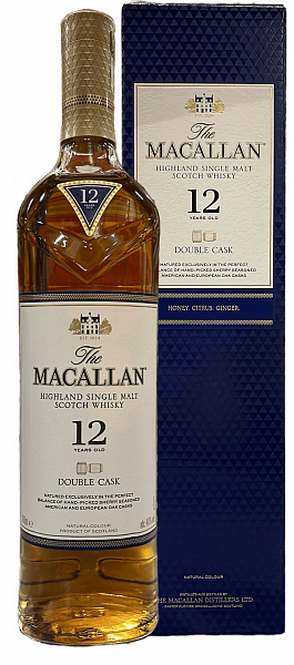 Виски Macallan Double Cask Highland Single Malt Scotch Whisky 12 y.o. (gift box), 0.7 л