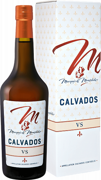 Кальвадос Marquis de Montdidier VS Calvados AOC (gift box), 0.7 л