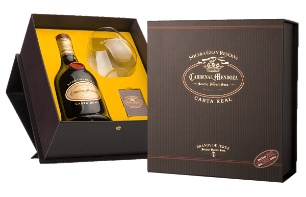 Cardenal Mendoza Carta Real Solera Gran Reserva (gift box with glass), 0.7 л в Воронеже
